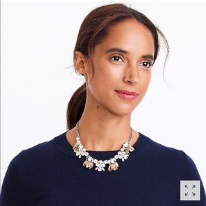 JCrew Bouquet Crystal Necklace